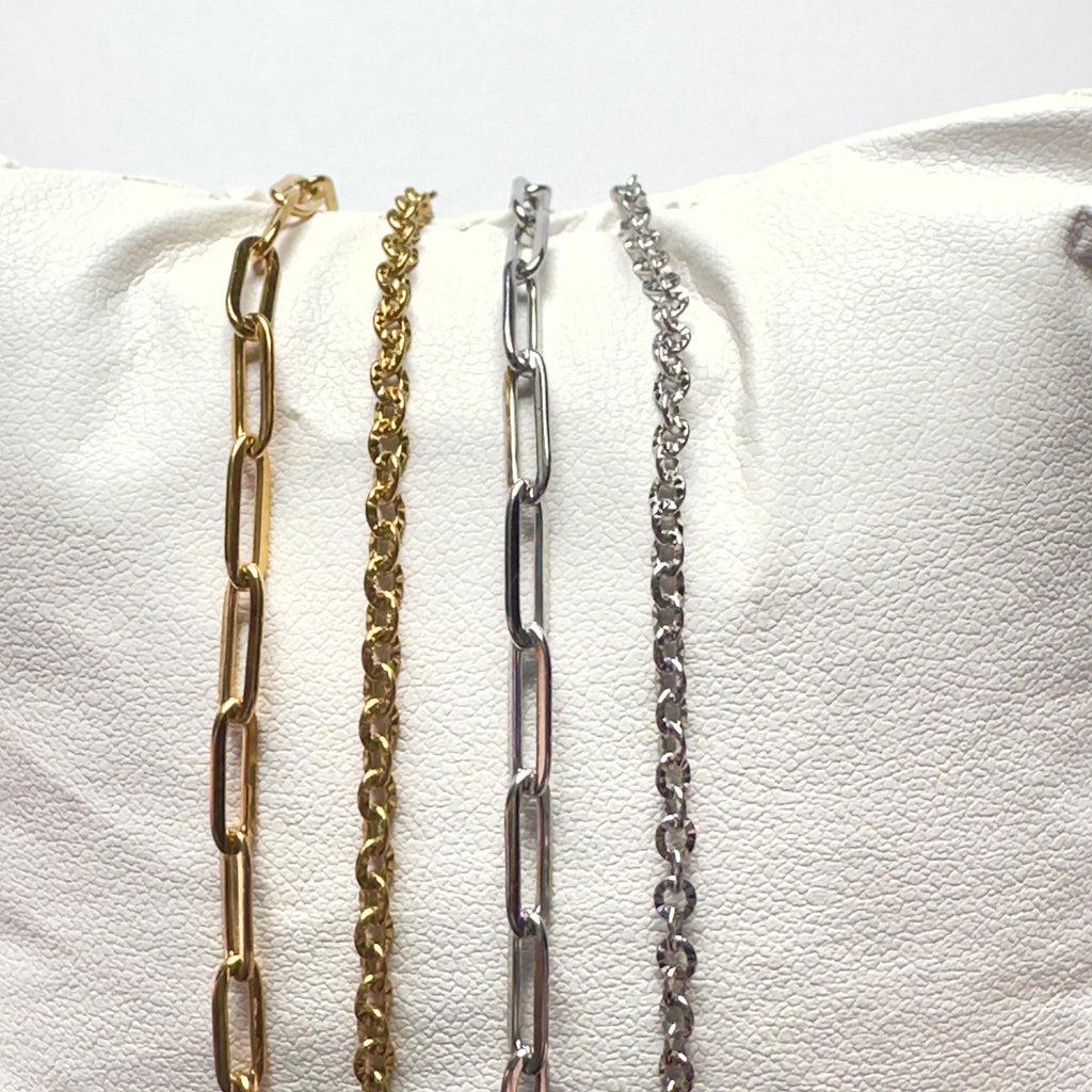 Link Your Story 4mm Paperclip Chain Bracelet