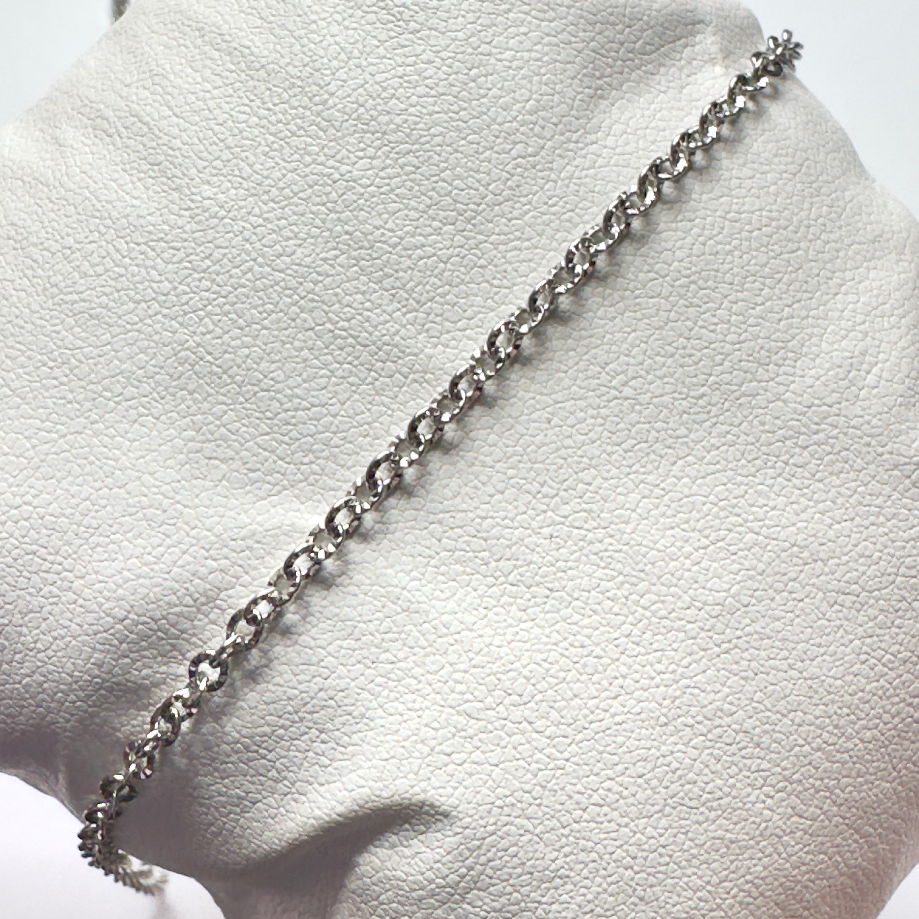 Wildly Connected 2mm Diamond-Cut Cable Chain Bracelet