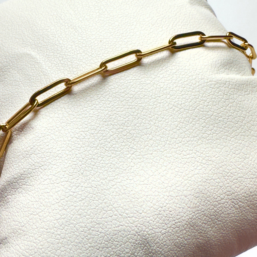 Link Your Story 4mm Paperclip Chain Bracelet