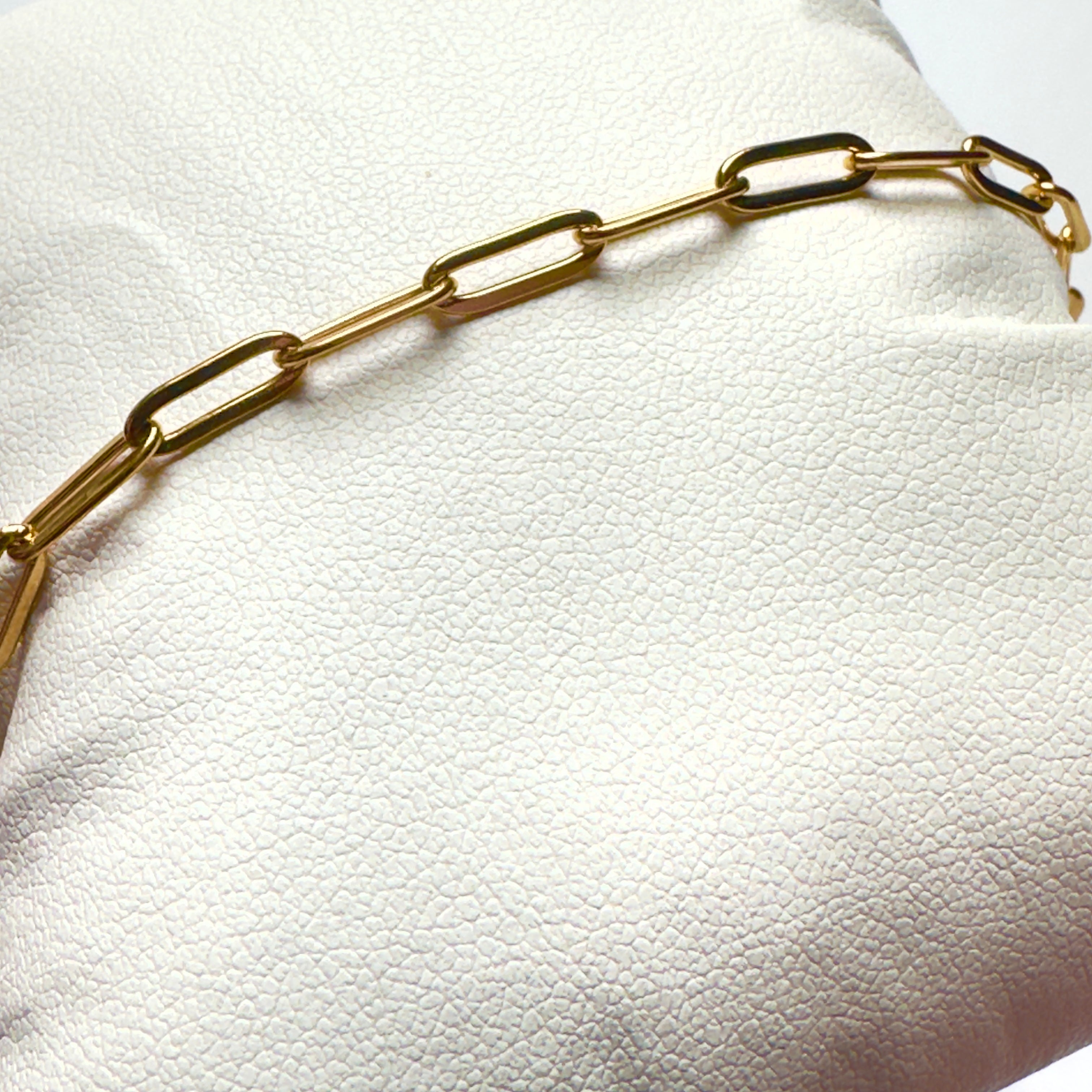 Link Your Story 4mm Paperclip Chain Bracelet