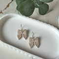Tie It Your Way Bow Hoop Drop Earrings