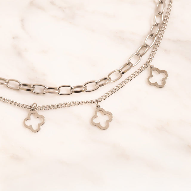 Lucky You Clover Charm Bracelet