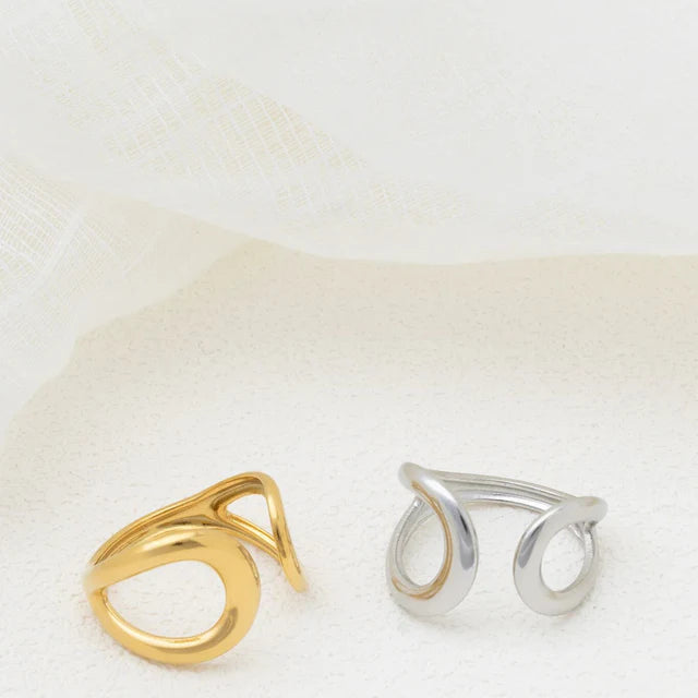 After Dark Crescent Ring
