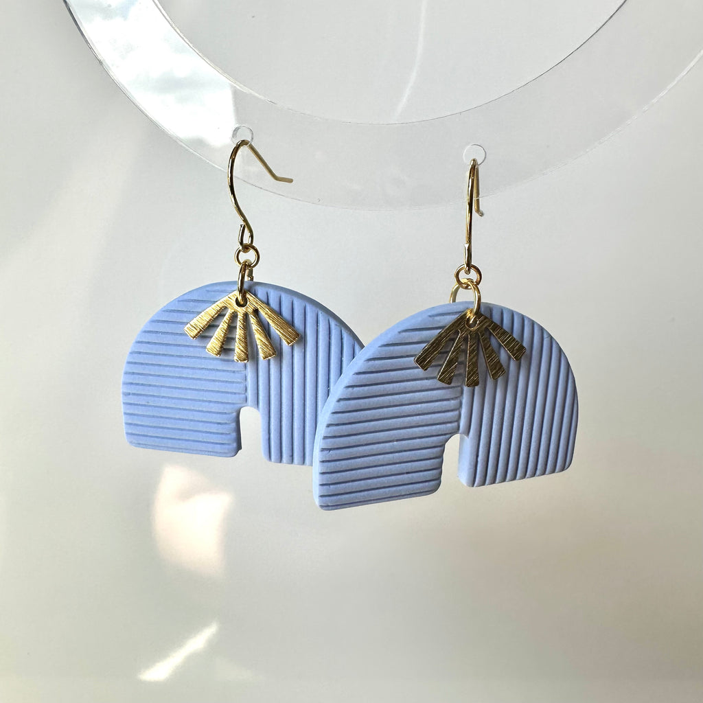 Untamed Texture Arch Earrings