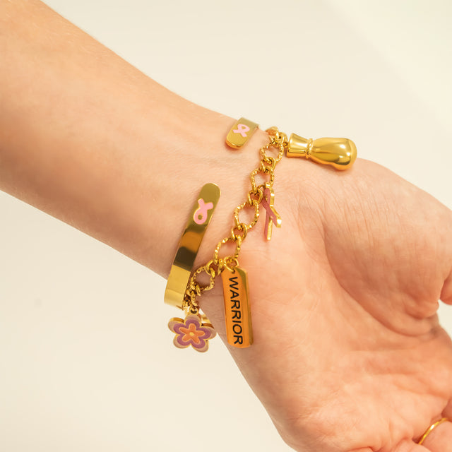 F*ck Cancer Adjustable Bangle