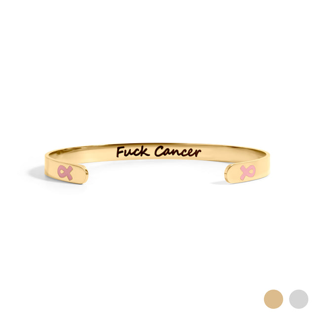 F*ck Cancer Adjustable Bangle