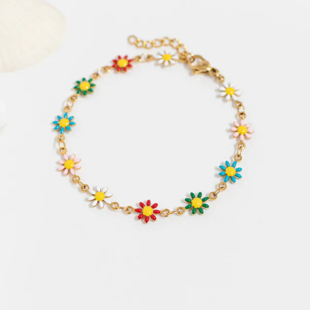 In Full Bloom Floral Bracelet