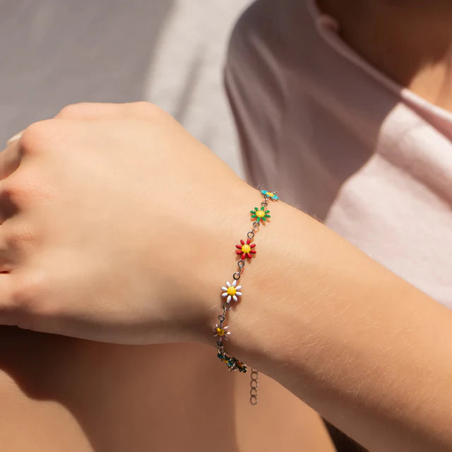 In Full Bloom Floral Bracelet