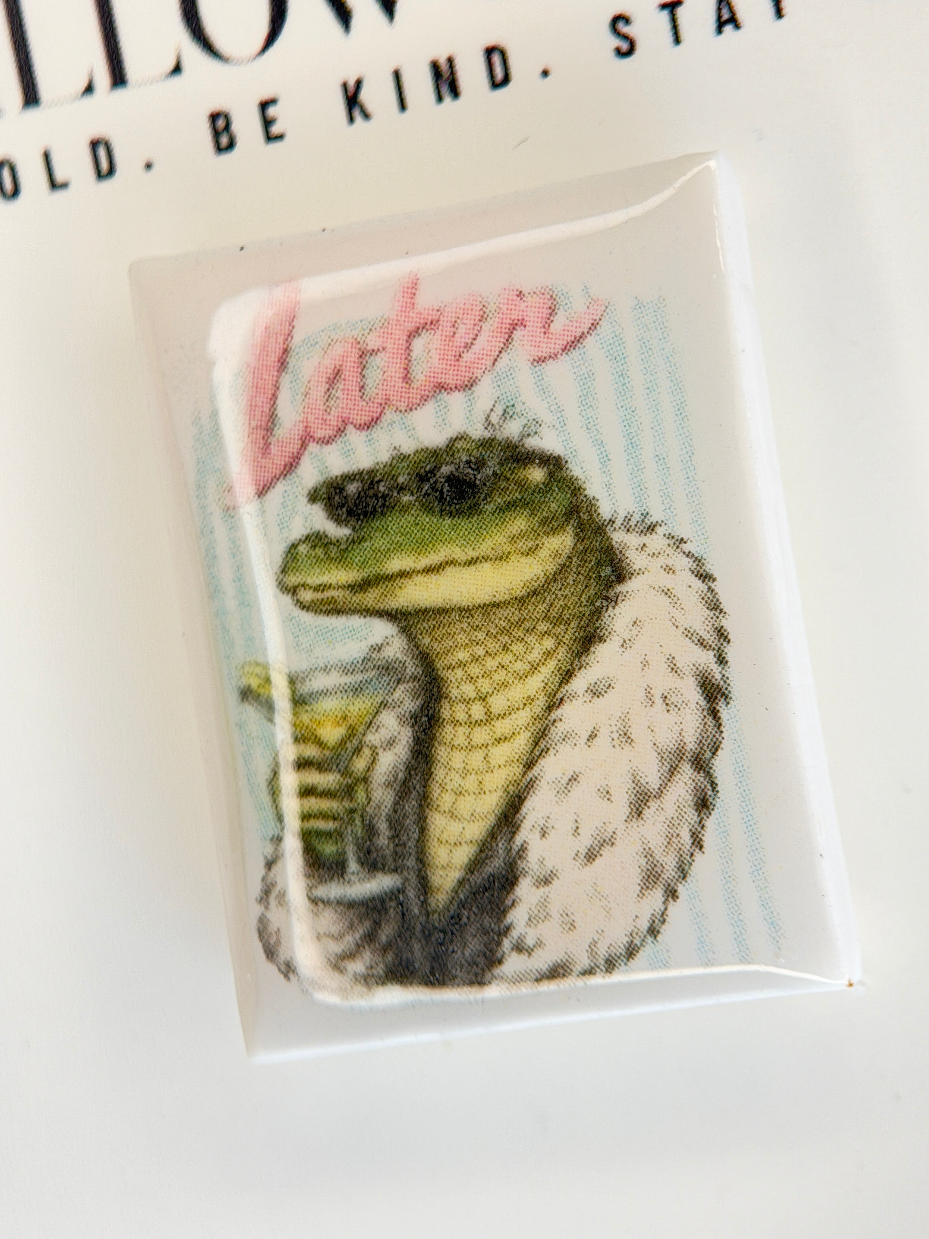 Later Gator Art Pin