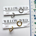 Everyday Round Huggie Hoop Earrings