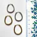 Teardrop Interchangeable Charm Hoops