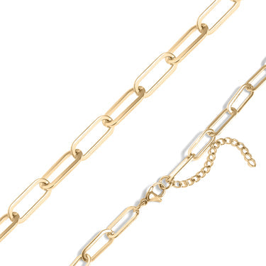 Link Your Story 4mm Paperclip Chain Necklace