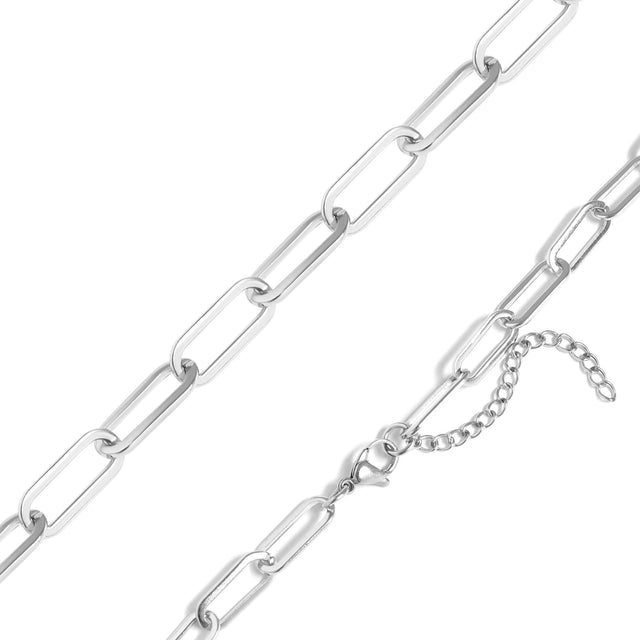 Link Your Story 4mm Paperclip Chain Necklace