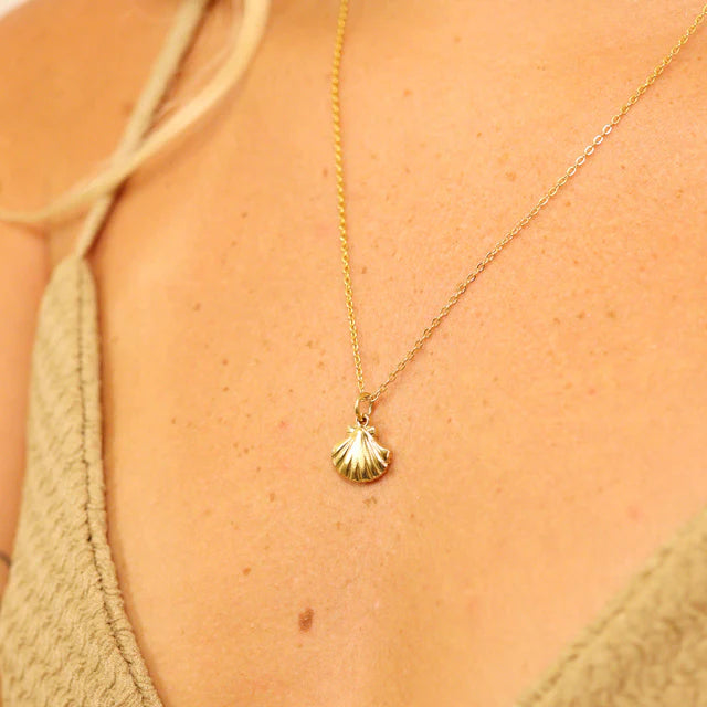 Coastal Keepsake Clam Shell Charm
