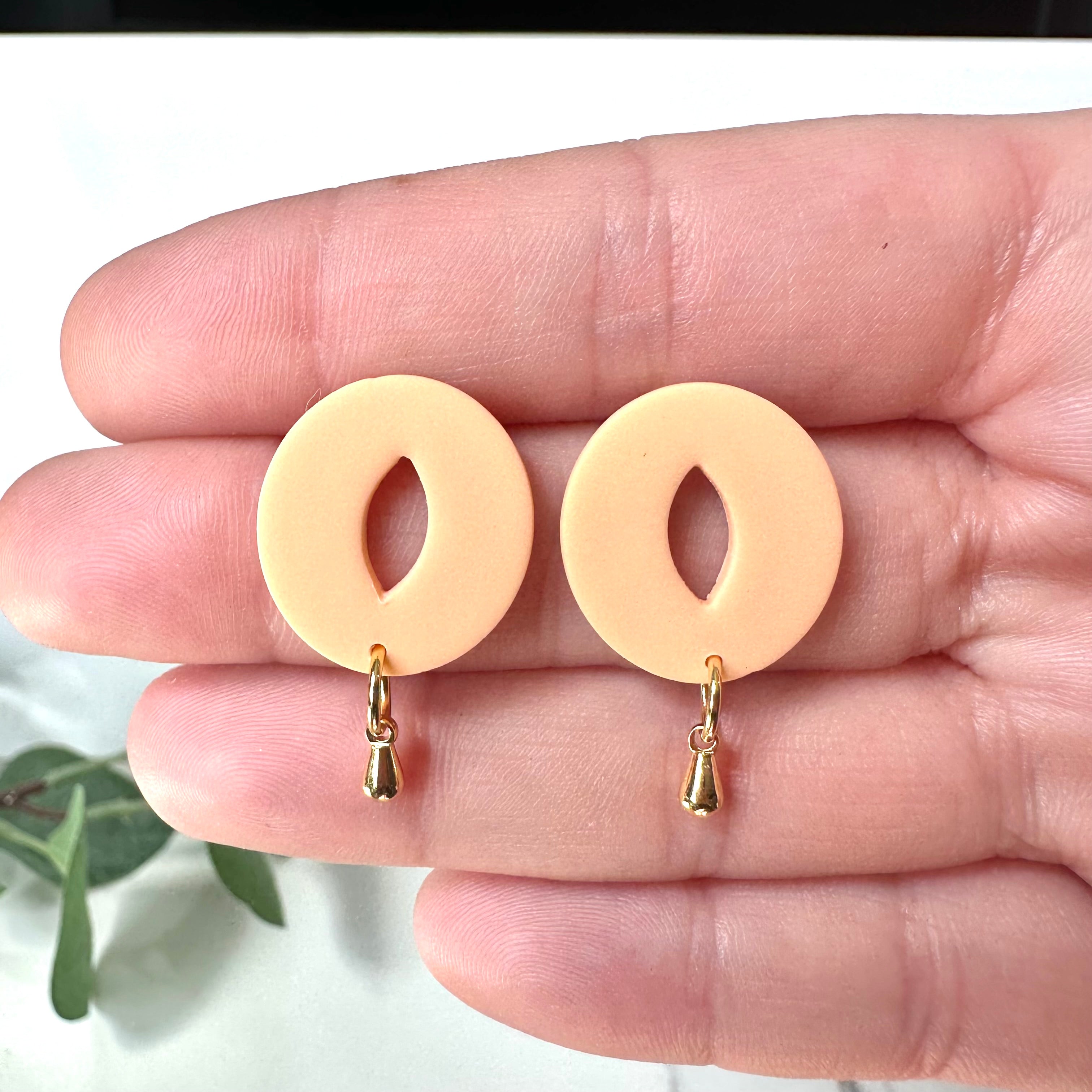 Tiny but Mighty Oval Stud Earrings