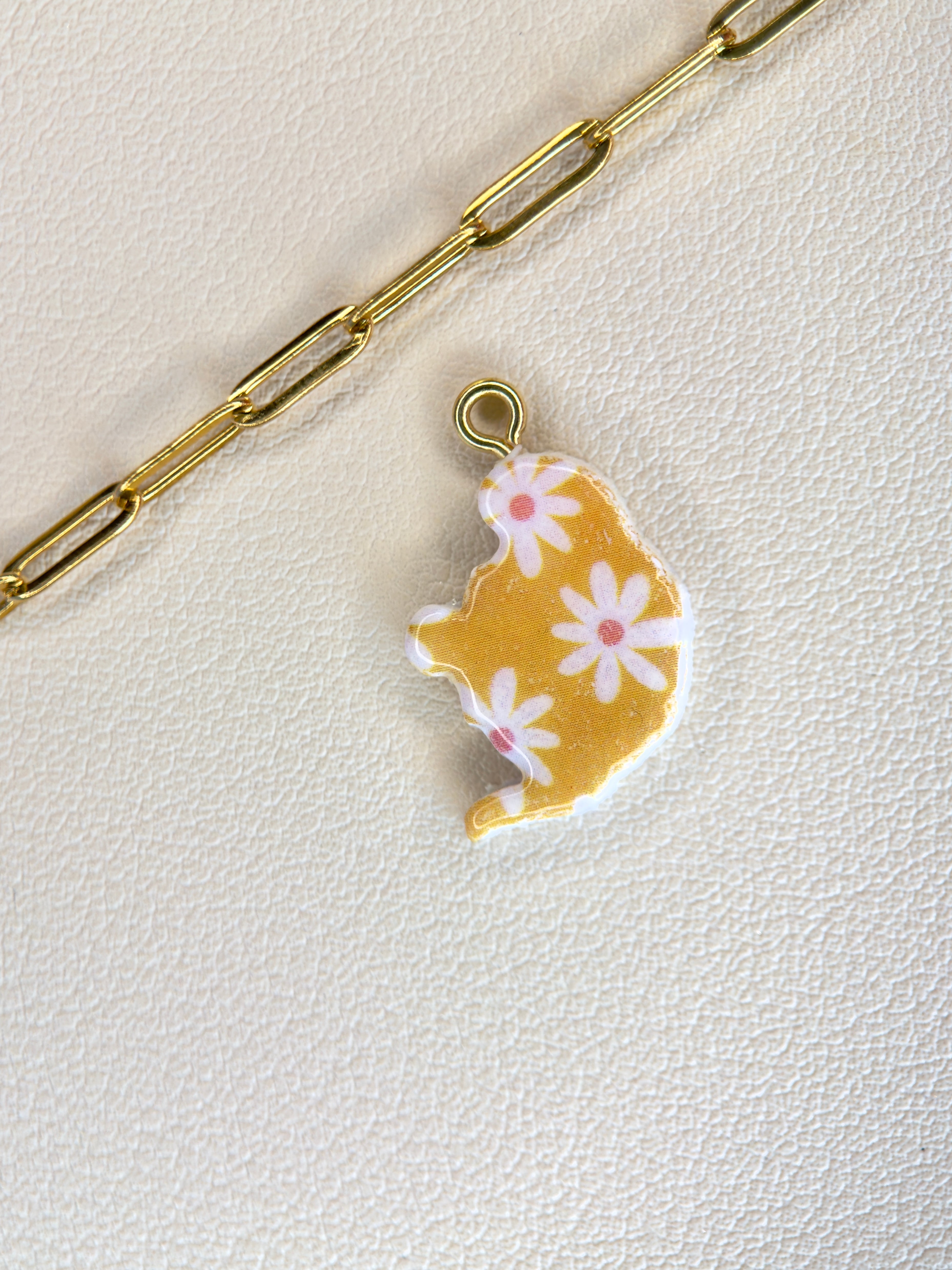 Daisy Teapot Charm