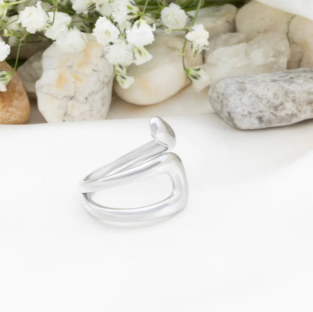 Plot Twist Spiral Ring
